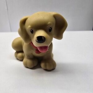 Fisher-Price Little People Golden Retriever 2012 Dog Tan‎ Puppy Toy Replacement